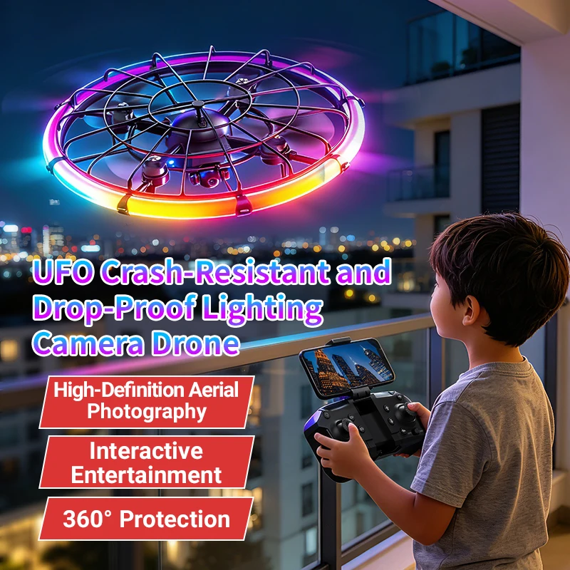 Drone Cinematic - JJRC H145 UFO RC-Drohne mit Dual-HD-Objektiv,