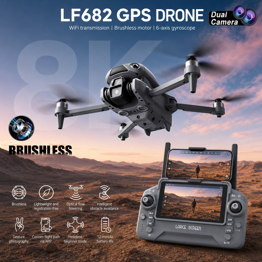 Neue LF682 Drohne mit 8K Dual- – Drone Mapping Bewertung und Preis