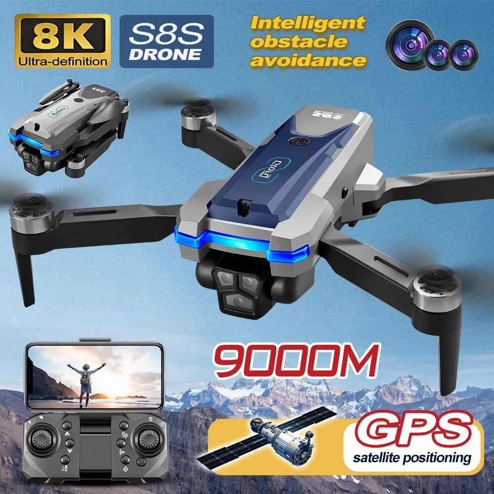 S8s gps drohne 5g wifi 8k hd d – Drone Mapping Bewertung und Preis